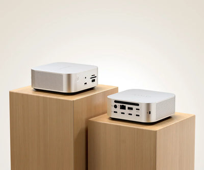 Elevate your Mac desk setup with the Satechi Thunderbolt 5 CubeDock SSD docking station