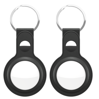 KeyBudz AirTag leather keyring 2 pack