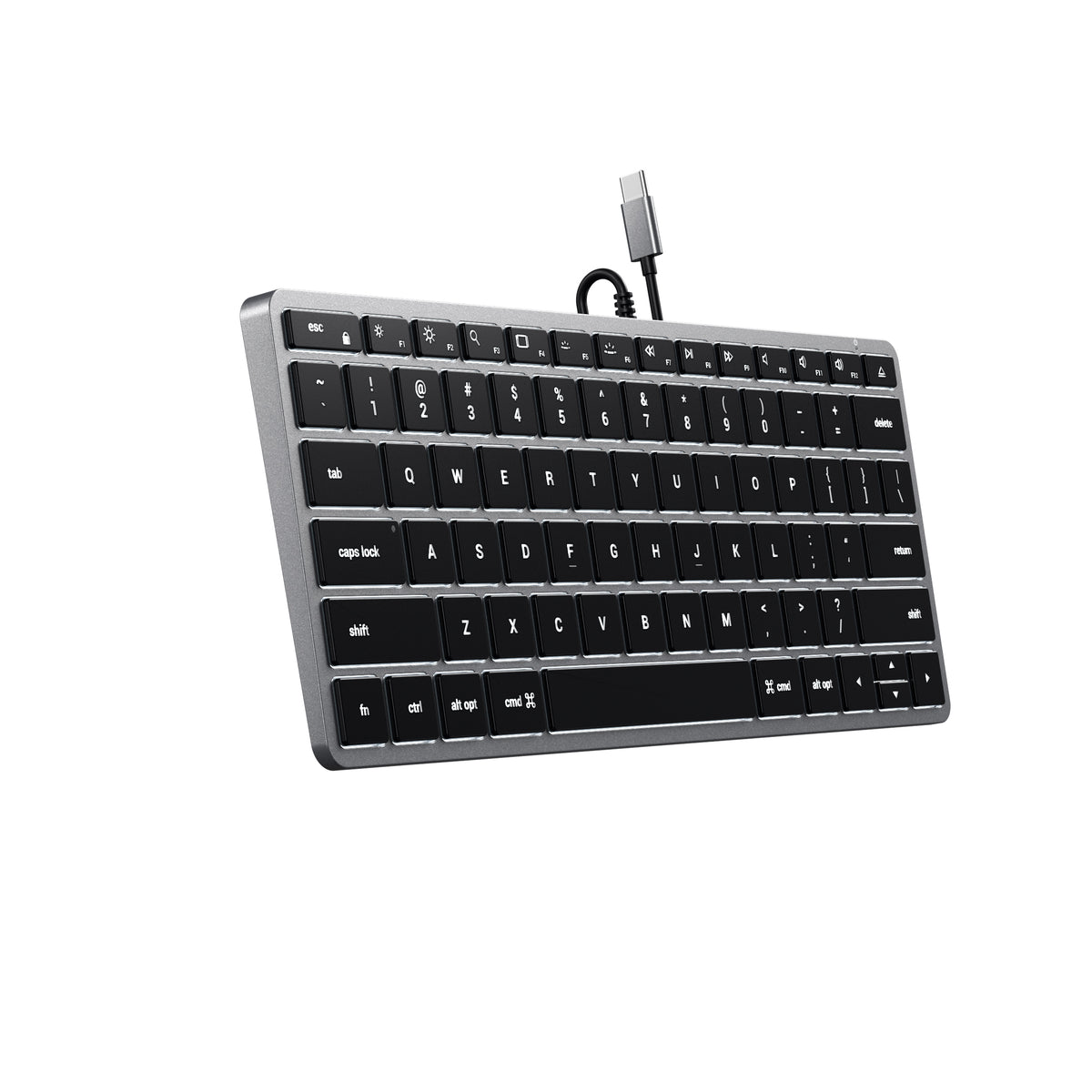 Satechi Slim W1 wired keyboard - space gray