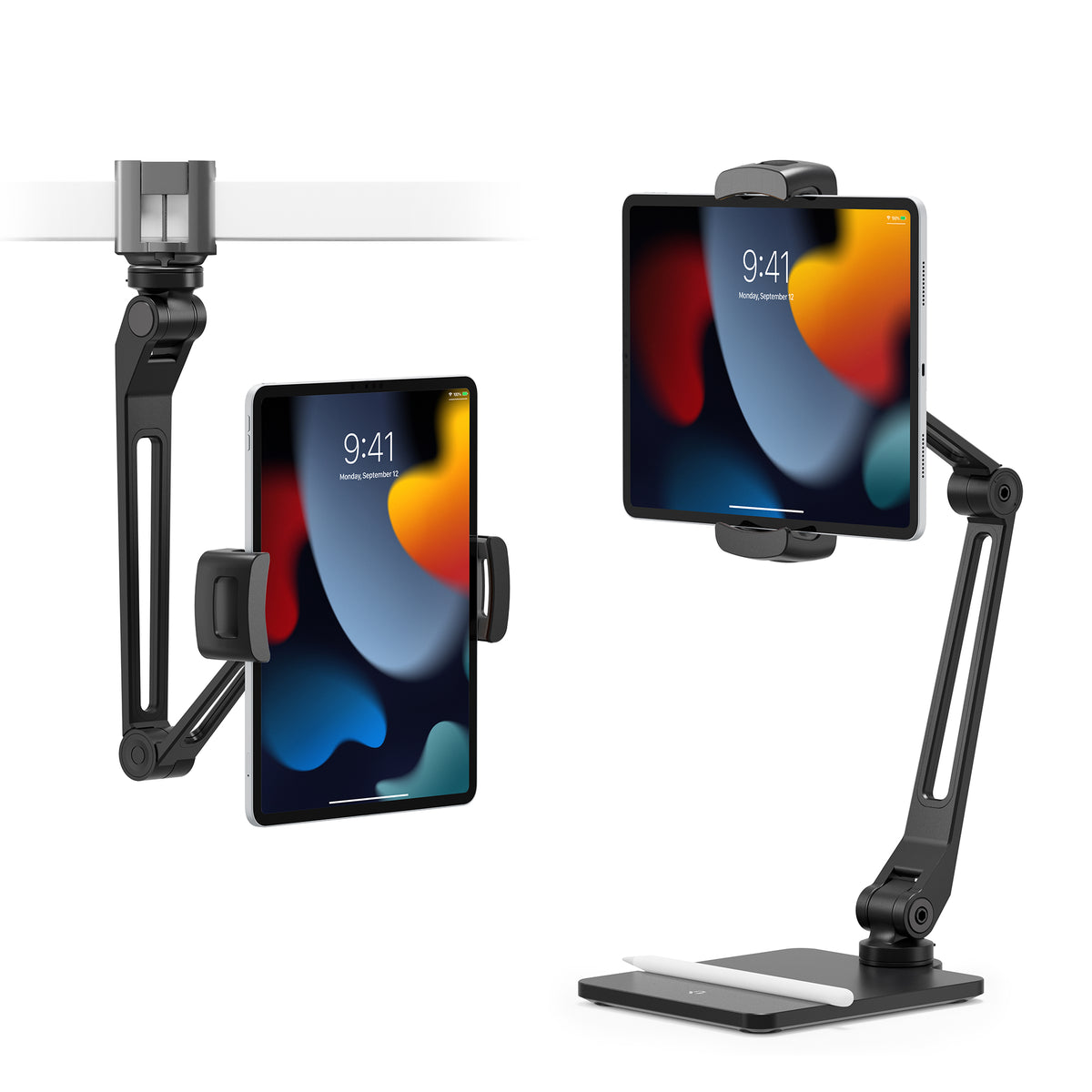 Twelve South HoverBar Duo iPad stand/clamp - black