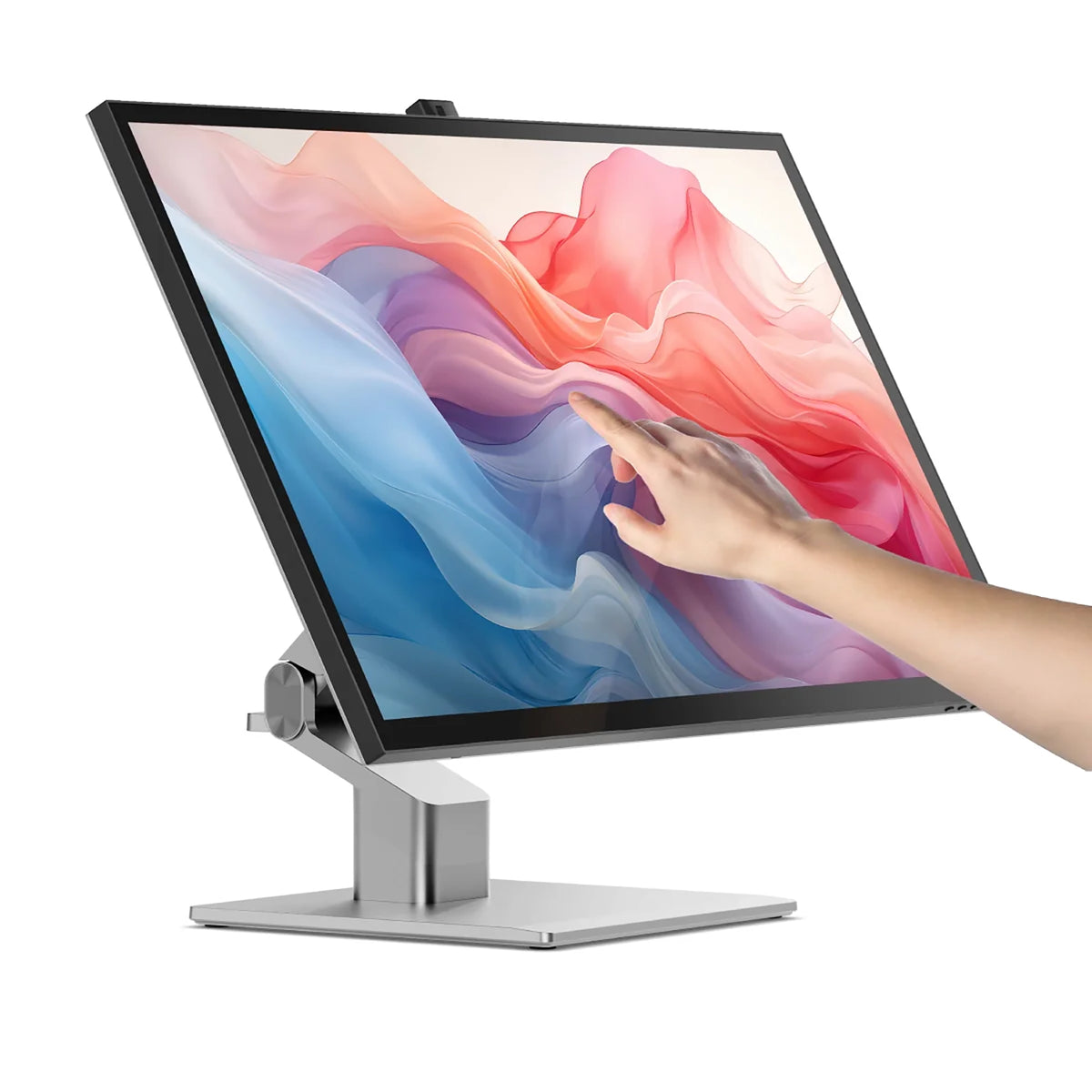 Alogic Clarity Fold Touch 32" monitor (UHD 4K) - silver