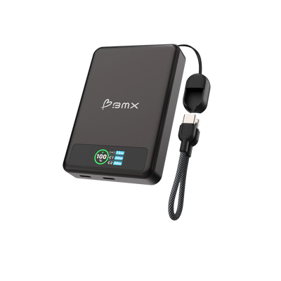 BMX SolidSafe solid-state Qi2 magnetic powerbank (10.000 mAh/30W)