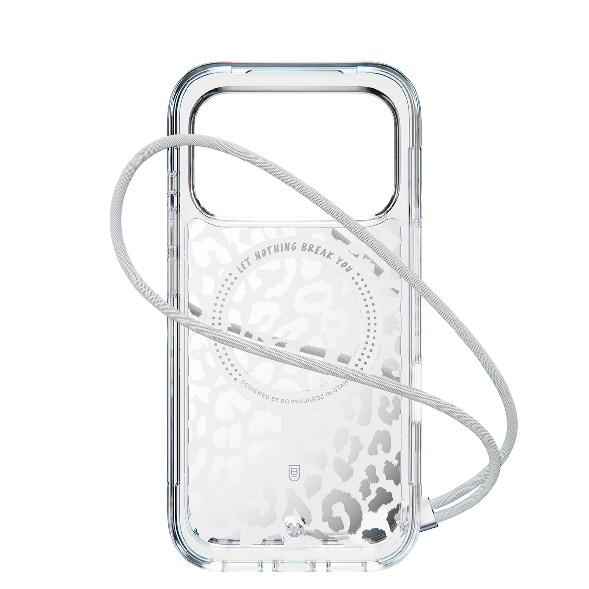 BodyGuardz Accent case iPhone 17 Pro - chrome leopard