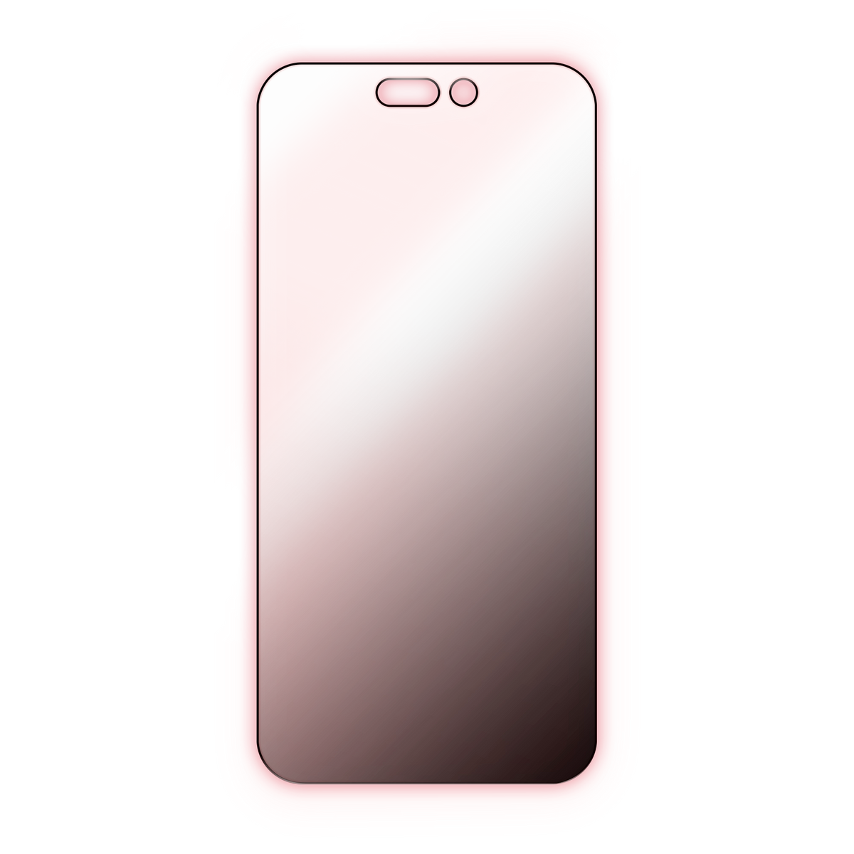 Bodyguardz Red Light converter Privacy iPhone 16 Pro Max/17 Pro Max - transparent