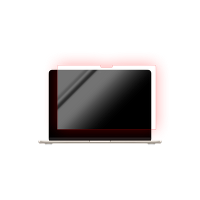 BodyGuardz Red Light Converter screen protector MacBook Air 13" (M5)
