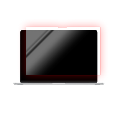 BodyGuardz Red Light Converter screen protector MacBook Air 15" (M5)