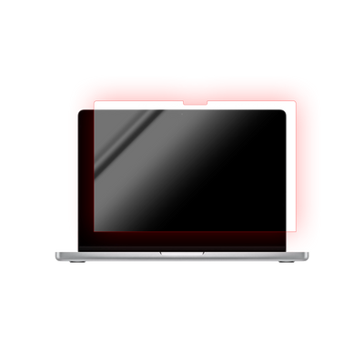 BodyGuardz Red Light Converter screen protector MacBook Pro 14" (M5)