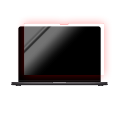 BodyGuardz Red Light Converter screen protector MacBook Pro 16" (M5)