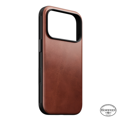 Nomad Modern Horween leather case iPhone 18 Pro/17 Pro