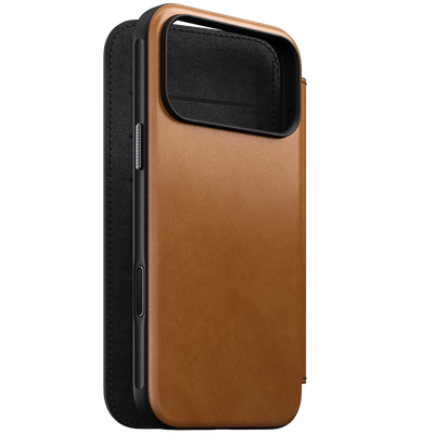 Nomad Modern Camino leather folio iPhone 18 Pro Max