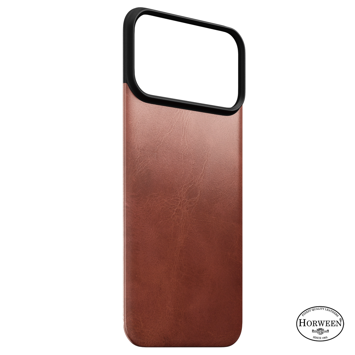 Nomad Horween leather back iPhone 18 Pro Max - Olde Dublin