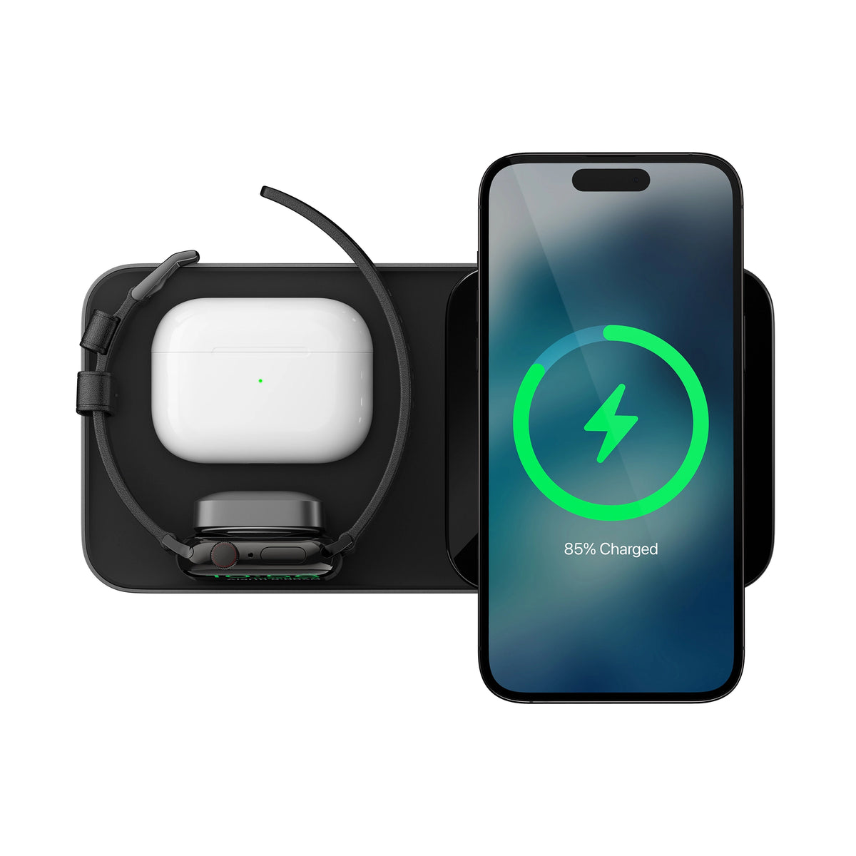 Nomad Base One Max Qi2 charger - carbide