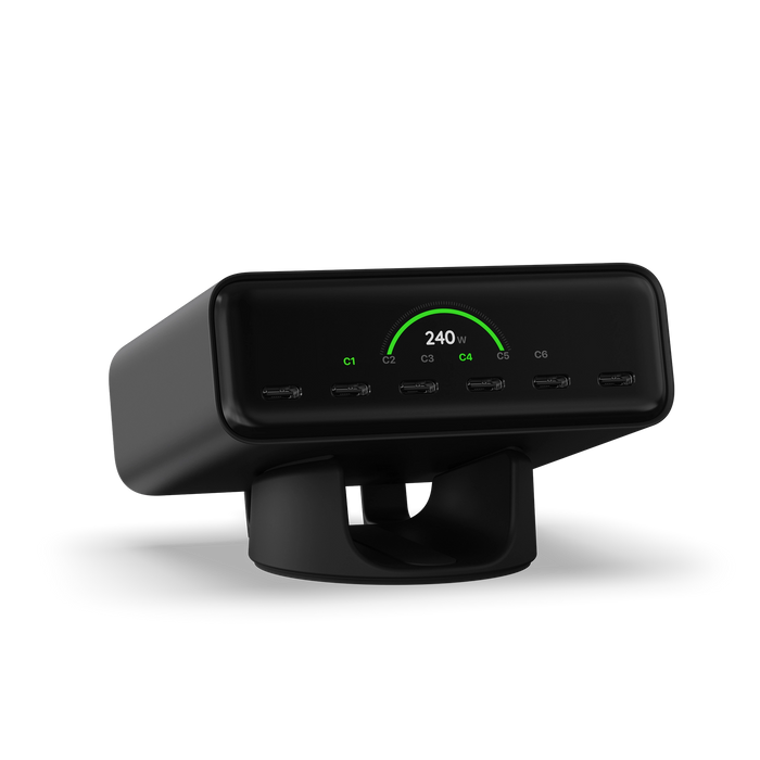 Satechi ChargeView desktop charger (240W) - space black
