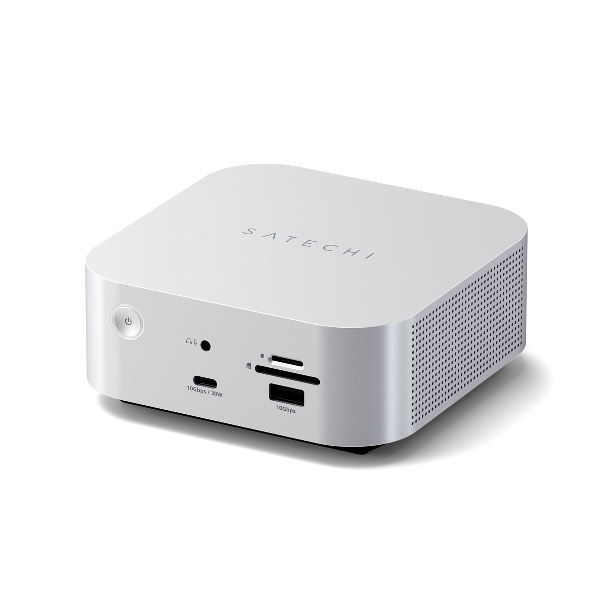 Satechi Thunderbolt 5 cubedock SSD docking station - silver