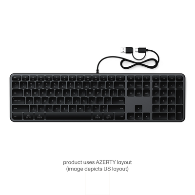 Satechi Slim LX3 wired keyboard (FR-layout)