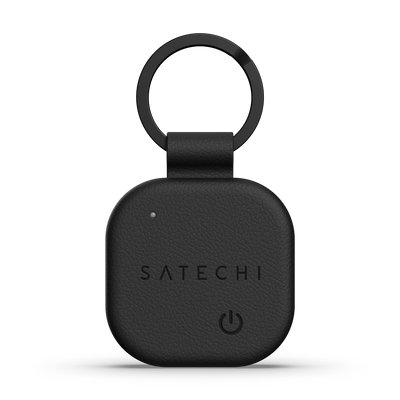 Satechi FindAll vegan-leather keychain with Find My