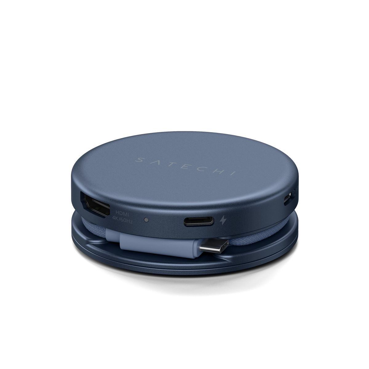 Satechi On-the-Go 5-in-1 Multiport Adapter - indigo