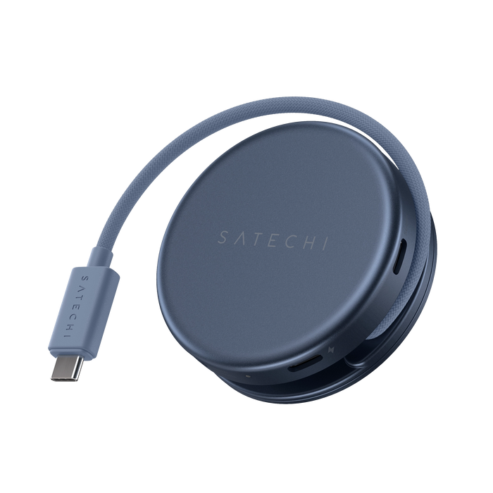 Satechi On-the-Go 5-in-1 Multiport Adapter - indigo