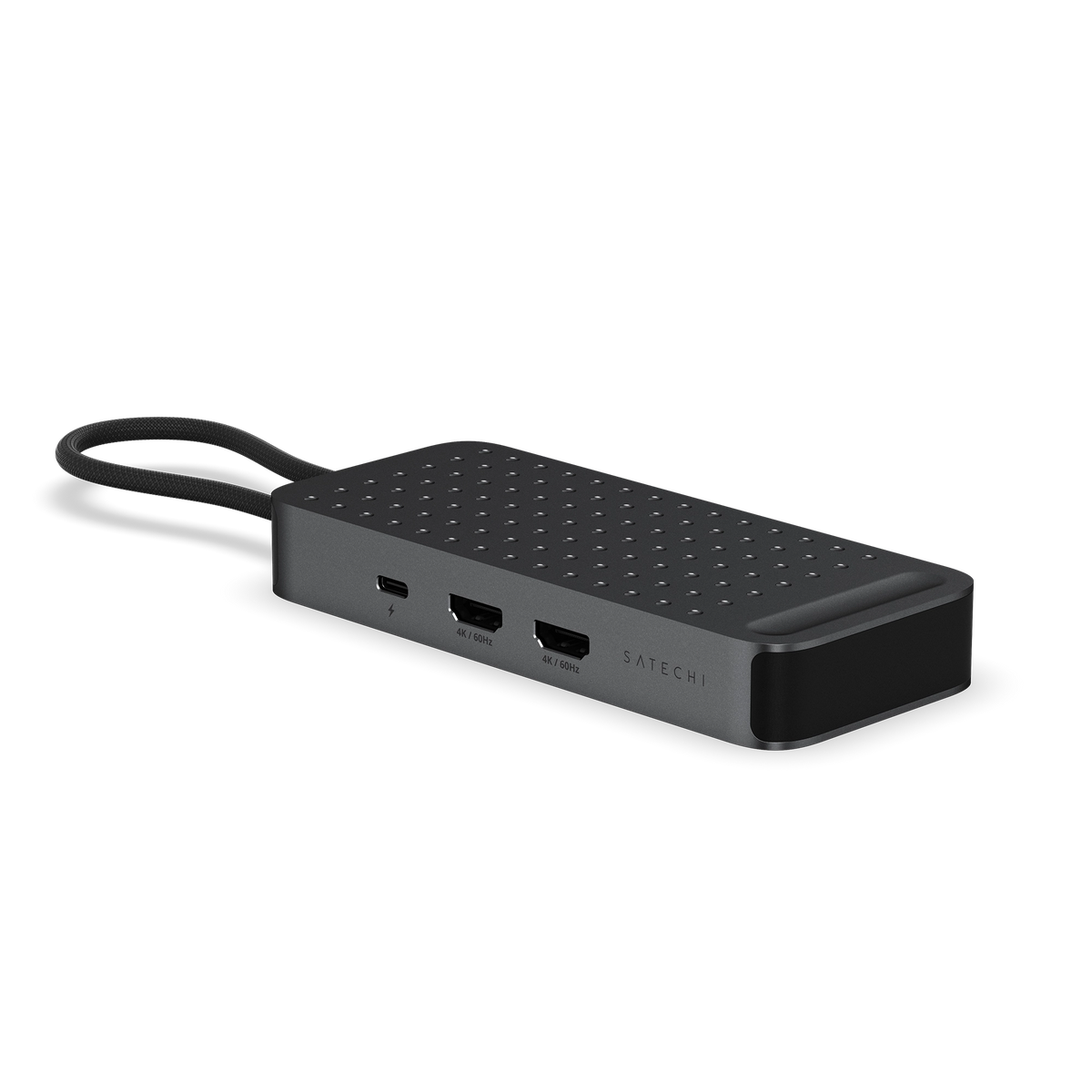 Satechi ExtendView USB4 dual HDMI adapter (4K/60Hz) - Space black