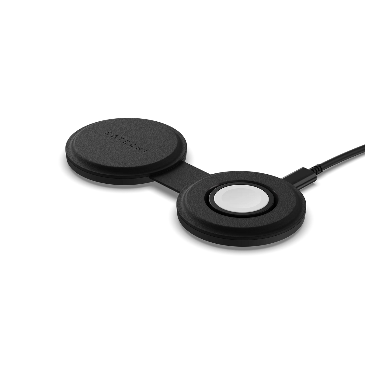 Satechi OntheGo 2-in-1 Qi2 wireless charger (15W) - black