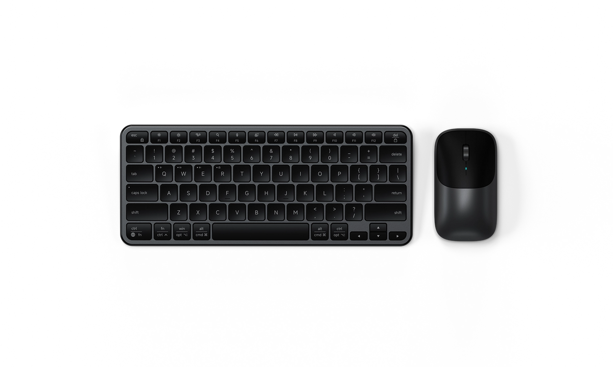 Satechi Slim CEX1 wireless mouse & keyboard combo - space black