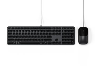 Satechi Slim CLX3 wired mouse & keyboard combo