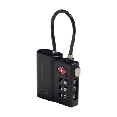 Scapade AirLock TSA approved luggage lock with Find My